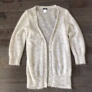 JCrew mohair cardigan